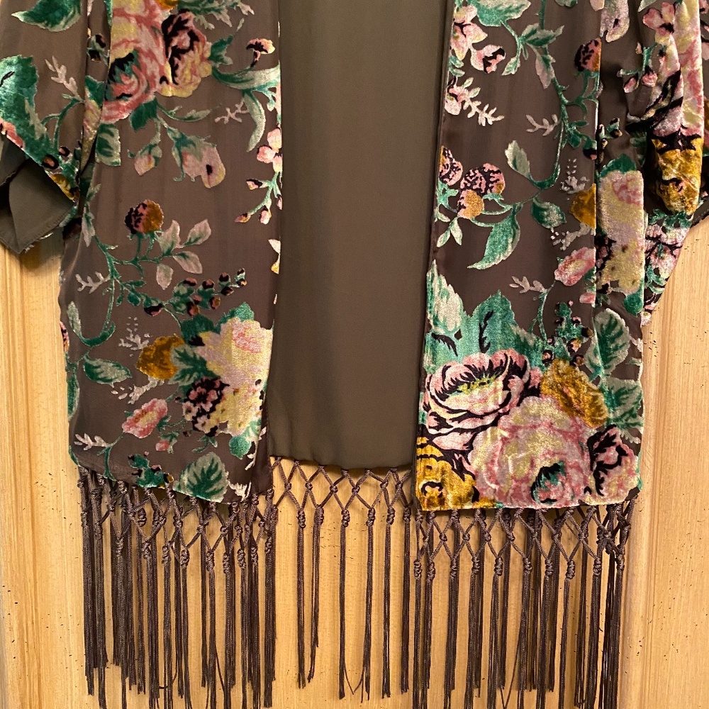 Stunning Velvet Kimono - Picture 4 of 5
